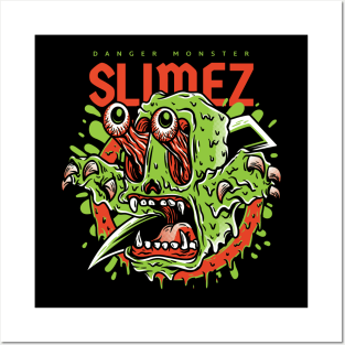 Danger Slime Monster Posters and Art